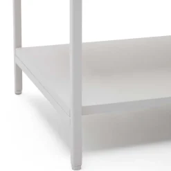 Wohnen Sideboards<Weißes Sideboard in halboffenem Design - Dresconio