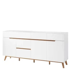 Wohnen Sideboards<Weißes Sideboard Maiky mit Griffmulden