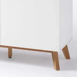 Wohnen Sideboards<Weißes Sideboard Maiky mit Griffmulden