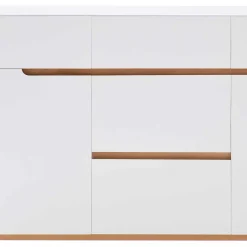Wohnen Sideboards<Weißes Sideboard Maiky mit Griffmulden