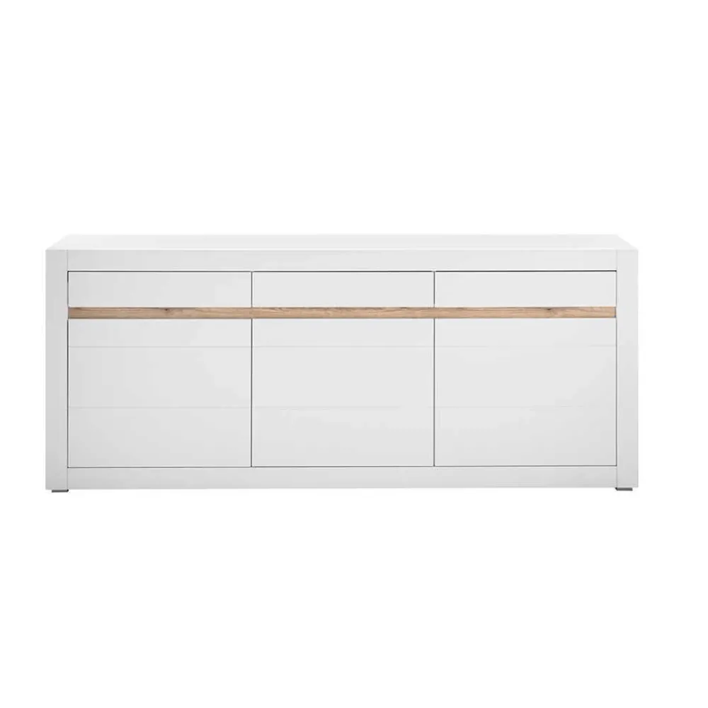 Wohnen Sideboards<Weißes Sideboard mit 217 cm Breite - Ilana