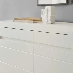Wohnen Sideboards<Weißes Sideboard mit 217 cm Breite - Ilana