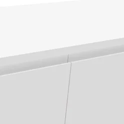 Wohnen Tv & Hifi-Möbel|Lowboards<Weißes TV Lowboard mit Klappe & Schublade - Marmore