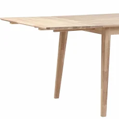 Wohnen Sitzgruppe<White Wash Eiche Essgruppe Retro - Pessoa (siebenteilig)