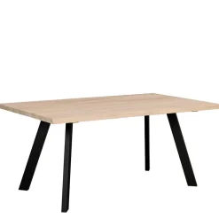 Wohnen Sitzgruppe<White Wash Eiche Tisch mit 4 Stühlen - Pulva (fünfteilig)