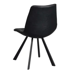 Wohnen Sitzgruppe<White Wash Eiche Tisch mit 4 Stühlen - Pulva (fünfteilig)