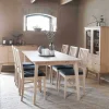 Wohnen Sitzgruppe<White Wash Essgruppe aus Eiche - Pessoa (siebenteilig)