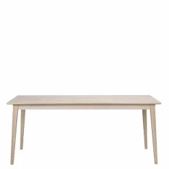 Wohnen Sitzgruppe<White Wash Essgruppe aus Eiche - Pessoa (siebenteilig)