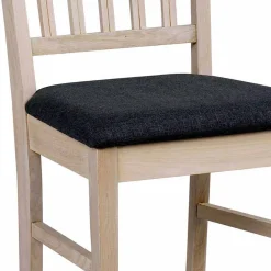 Wohnen Sitzgruppe<White Wash Esstischgruppe aus Eiche - Pessoa (fünfteilig)
