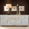 Wohnen Sideboards<White Wash Sideboard - Shabby Chic - Catlony