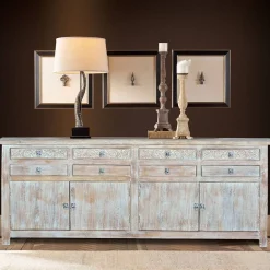 Wohnen Sideboards<White Wash Sideboard - Shabby Chic - Catlony