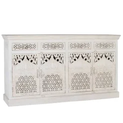 Wohnen Sideboards<White Wash Sideboard im orientalischen Stil - Capo