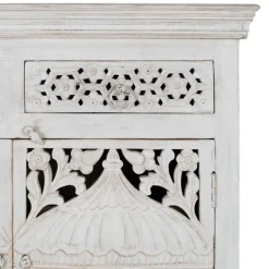 Wohnen Sideboards<White Wash Sideboard im orientalischen Stil - Capo