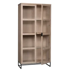 Wohnen Vitrinen<White Wash Vitrinenschrank modern - Myras