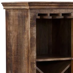 Wohnen Regale<White Wash Weinregal im Vintage Look - Paola