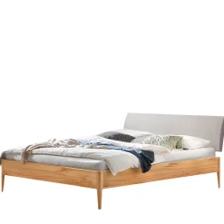 Wohnen Betten<Wildbuche Bett mit Polsterkopfteil - Liancos