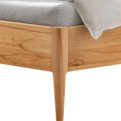 Wohnen Betten<Wildbuche Bett mit Polsterkopfteil - Liancos