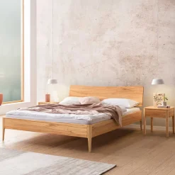 Wohnen Betten<Wildbuche Doppelbett in 160x200 oder 180x200 - Urezzas