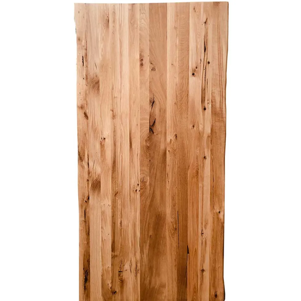 Wohnen Tische<Wildeiche Baumkantentisch mit X Füßen - Vlacondra