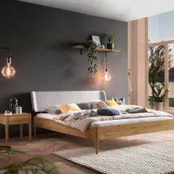 Wohnen Betten<Wildeiche Bett in 160x200 180x200 - Locondra