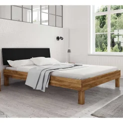 Wohnen Betten<Wildeiche Bett mit 190cm Länge - Olbysca