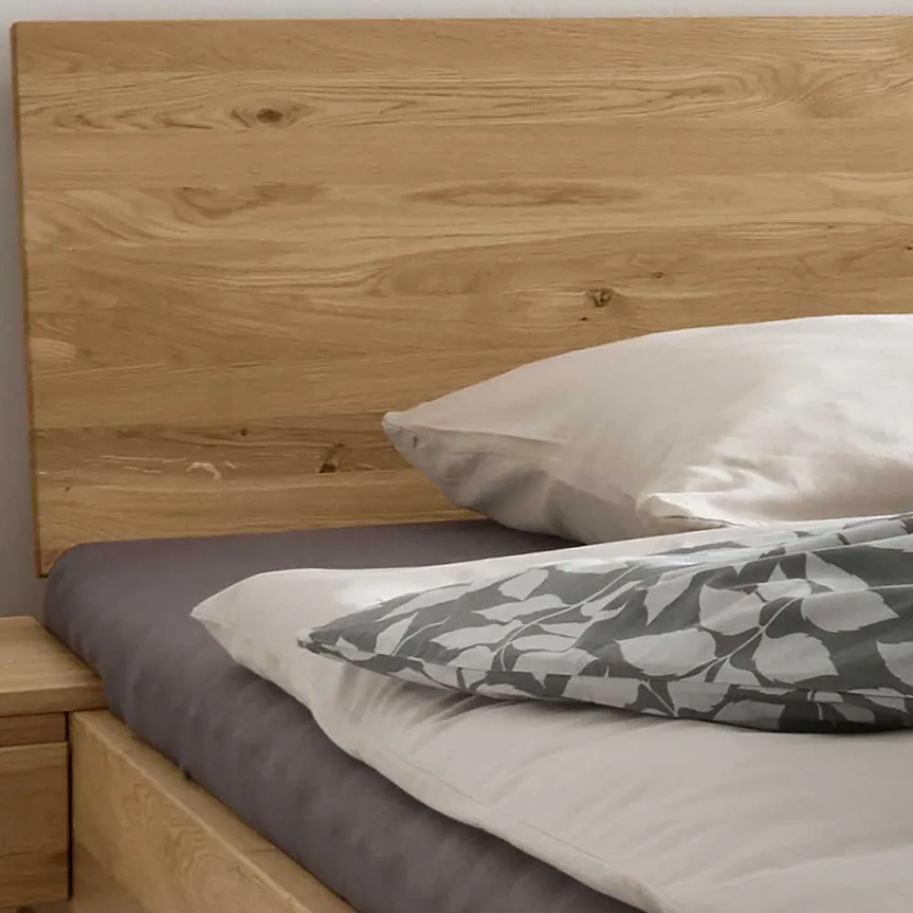 Wohnen Betten<Wildeiche Bett mit vier Schubladen modern - Zennian