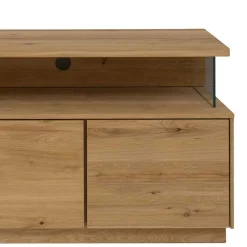Wohnen Tv & Hifi-Möbel|Lowboards<Wildeiche Board für TV mit einer Schublade & Tür - Obinson