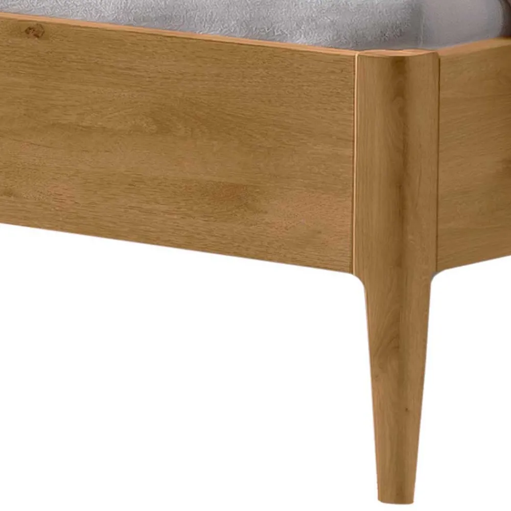 Wohnen Betten<Wildeiche Doppelbett - kein Kopfteil - Defelira