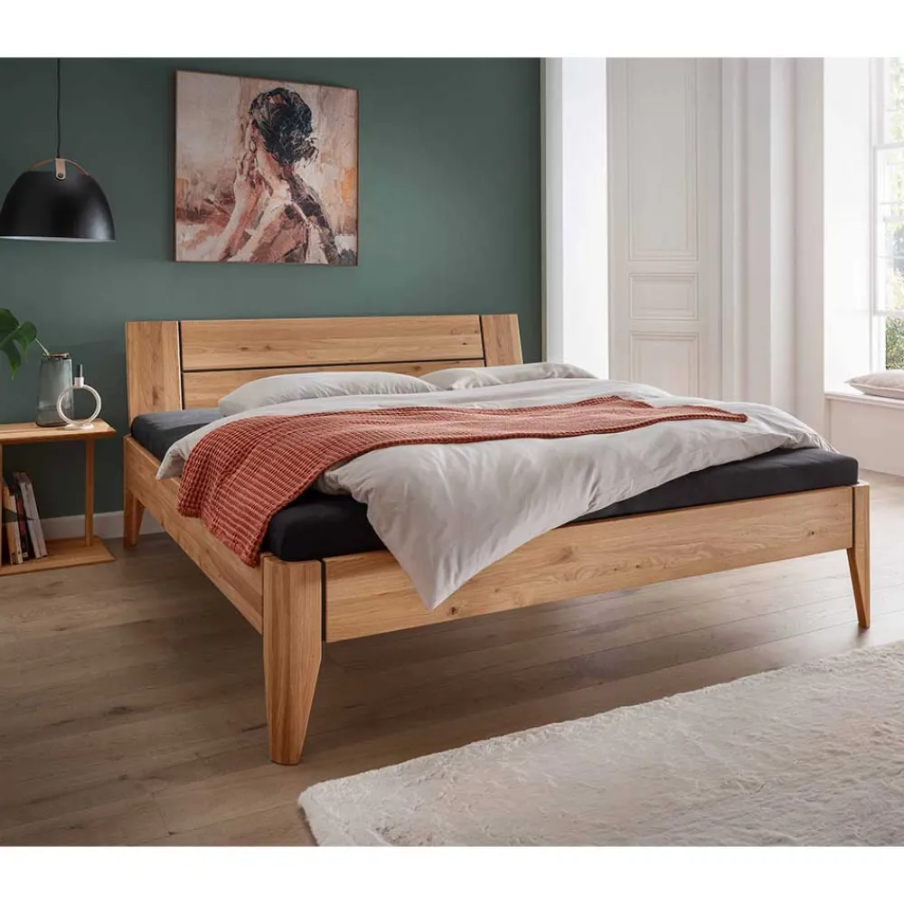 Wohnen Betten<Wildeiche Doppelbett in drei Größen - Lounger