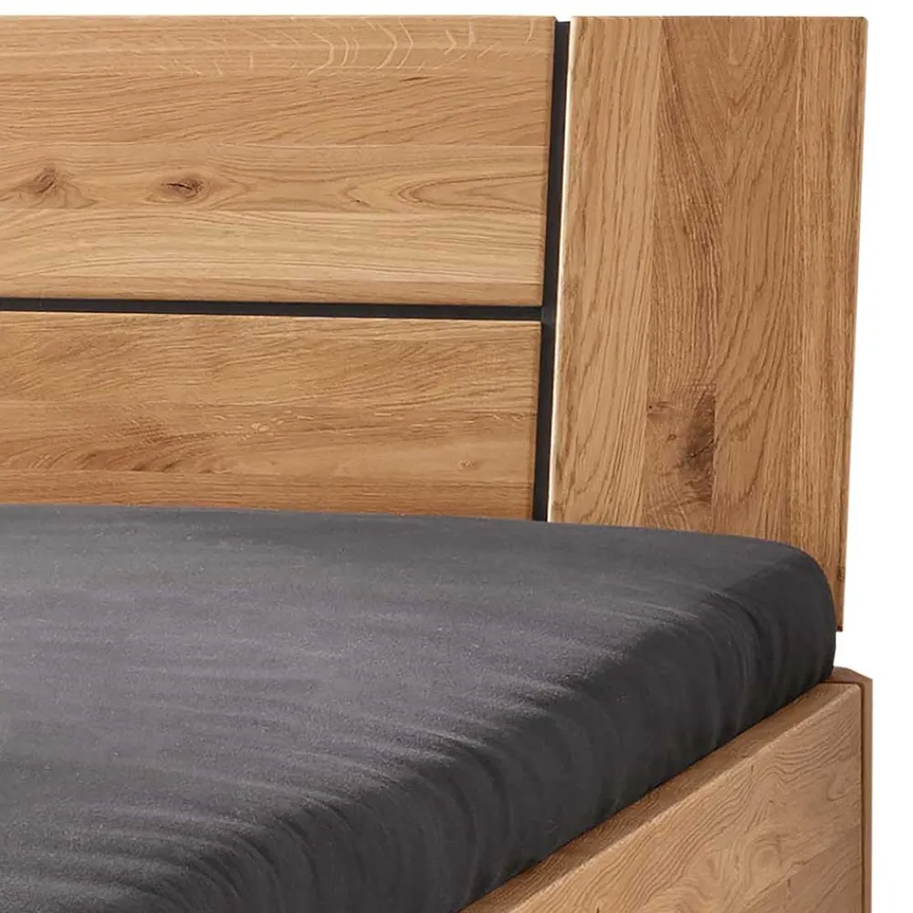 Wohnen Betten<Wildeiche Doppelbett in drei Größen - Lounger