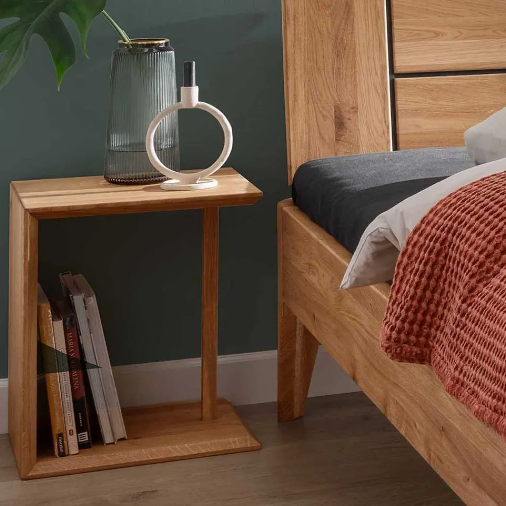Wohnen Betten<Wildeiche Doppelbett in drei Größen - Lounger