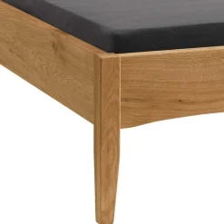Wohnen Betten<Wildeiche Doppelbett mit Holzkopfteil - Adeira