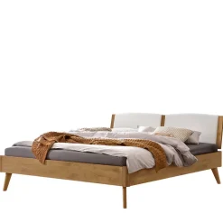 Wohnen Betten<Wildeiche Ehebett in modernem Design - Joker