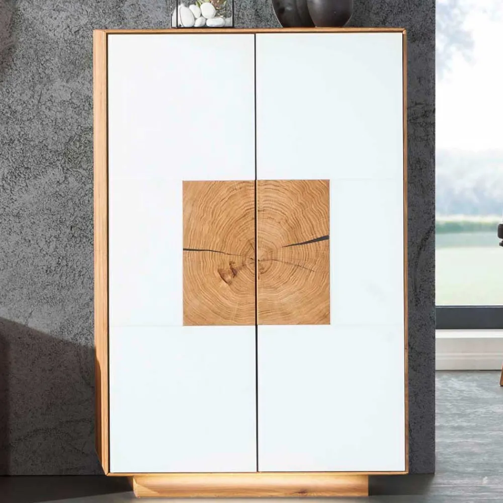 Wohnen Garderoben<Wildeiche Flur Möbel Kombi - Mandrey (fünfteilig)