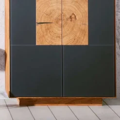Wohnen Garderoben<Wildeiche Flurmöbel Set - Mandrey (vierteilig)