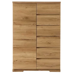Wohnen Highboards<Wildeiche Hochkommode - 90 cm breit - Atluvia