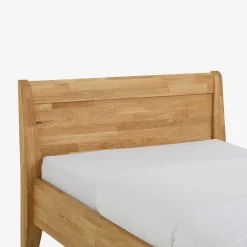 Wohnen Betten<Wildeiche Holzbett Homlet mit Komforthöhe