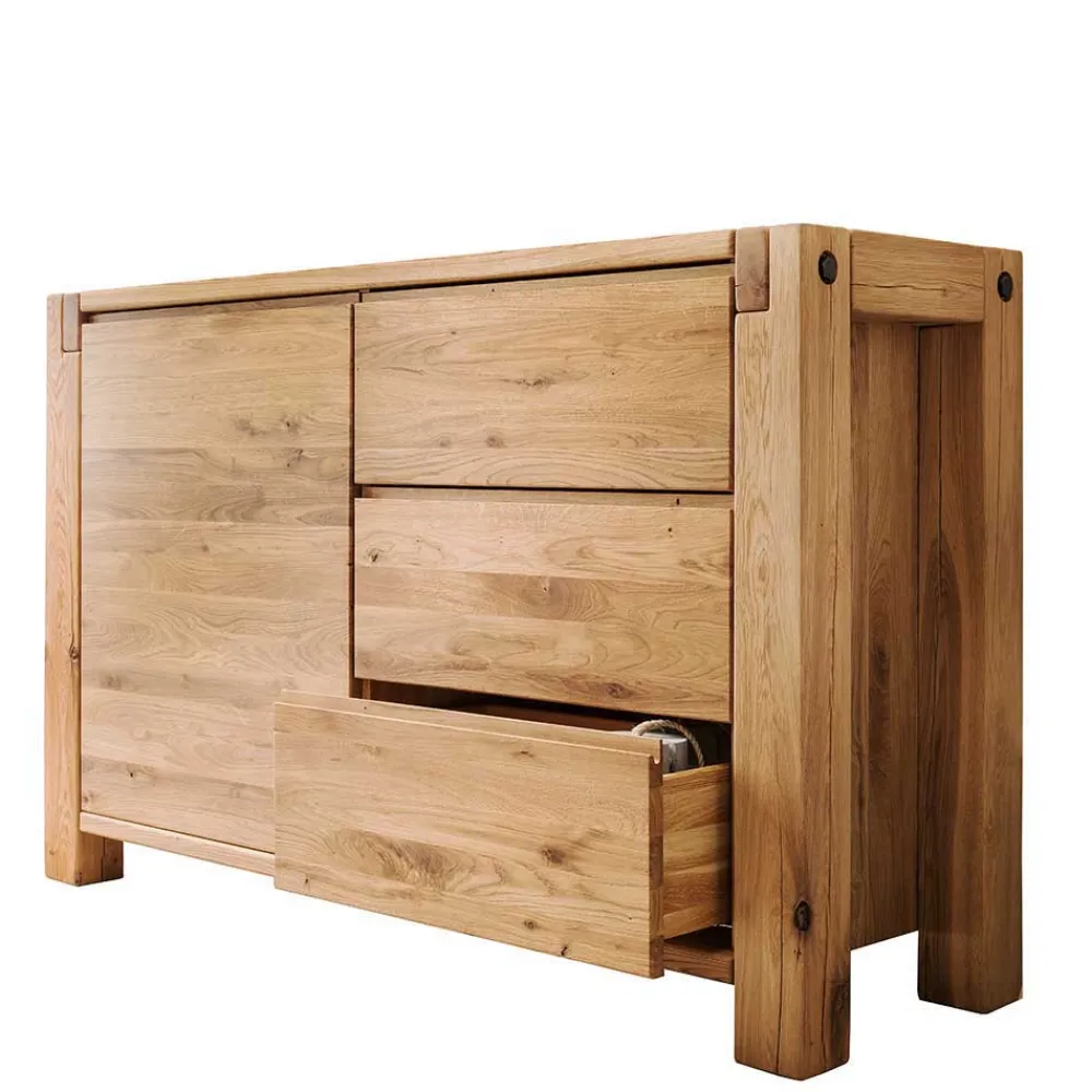 Wohnen Sideboards<Wildeiche Massivholzkommode Yarisis modern