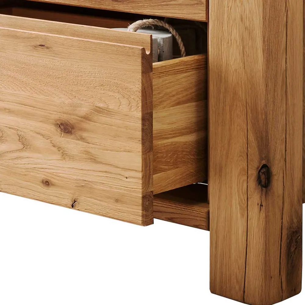 Wohnen Sideboards<Wildeiche Massivholzkommode Yarisis modern
