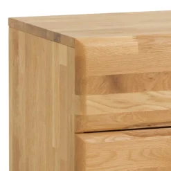 Wohnen Kommoden<Wildeiche Nachtschrank Spika mit zwei Schubladen