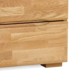 Wohnen Kommoden<Wildeiche Nachtschrank Spika mit zwei Schubladen