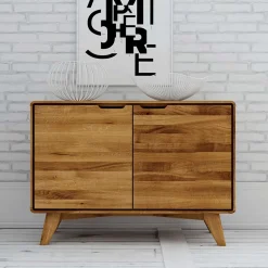 Wohnen Tv & Hifi-Möbel|Lowboards<Wildeiche Naturholz Kommode geölt - Eavy