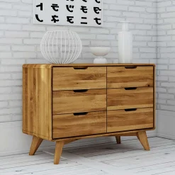 Wohnen Tv & Hifi-Möbel|Lowboards<Wildeiche Schubladenkommode geölt - Eavy