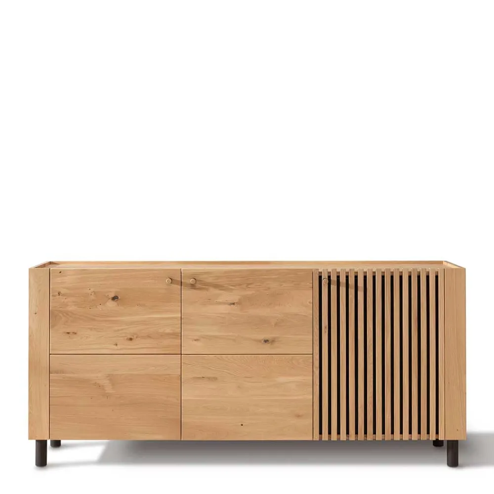 Wohnen Sideboards<Wildeiche Sideboard im Skandi Design - Valouis