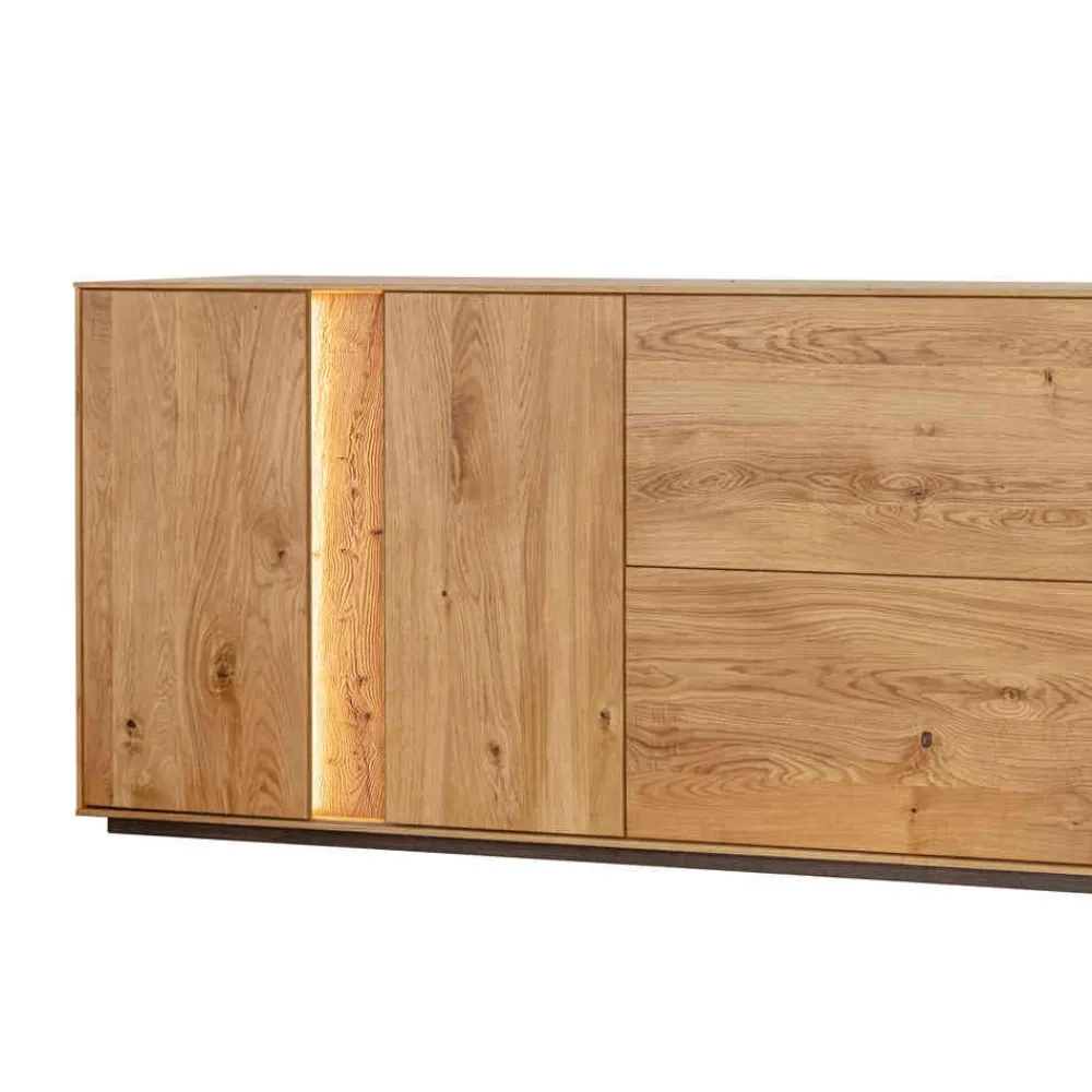 Wohnen Sideboards<Wildeiche Sideboard mit zwei Klappen & Türen - Cocondar