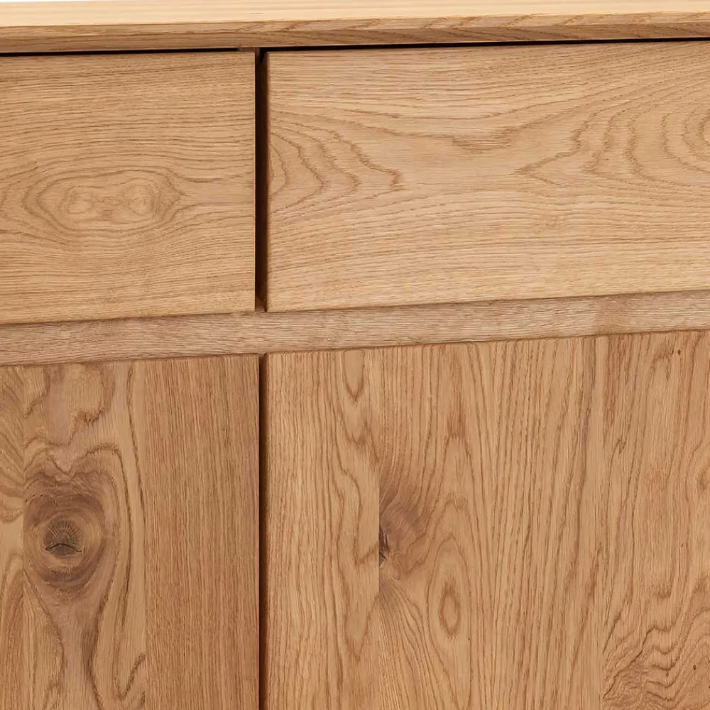 Wohnen Sideboards<Wildeiche Sideboard mit zwei Schubladen - Zandras