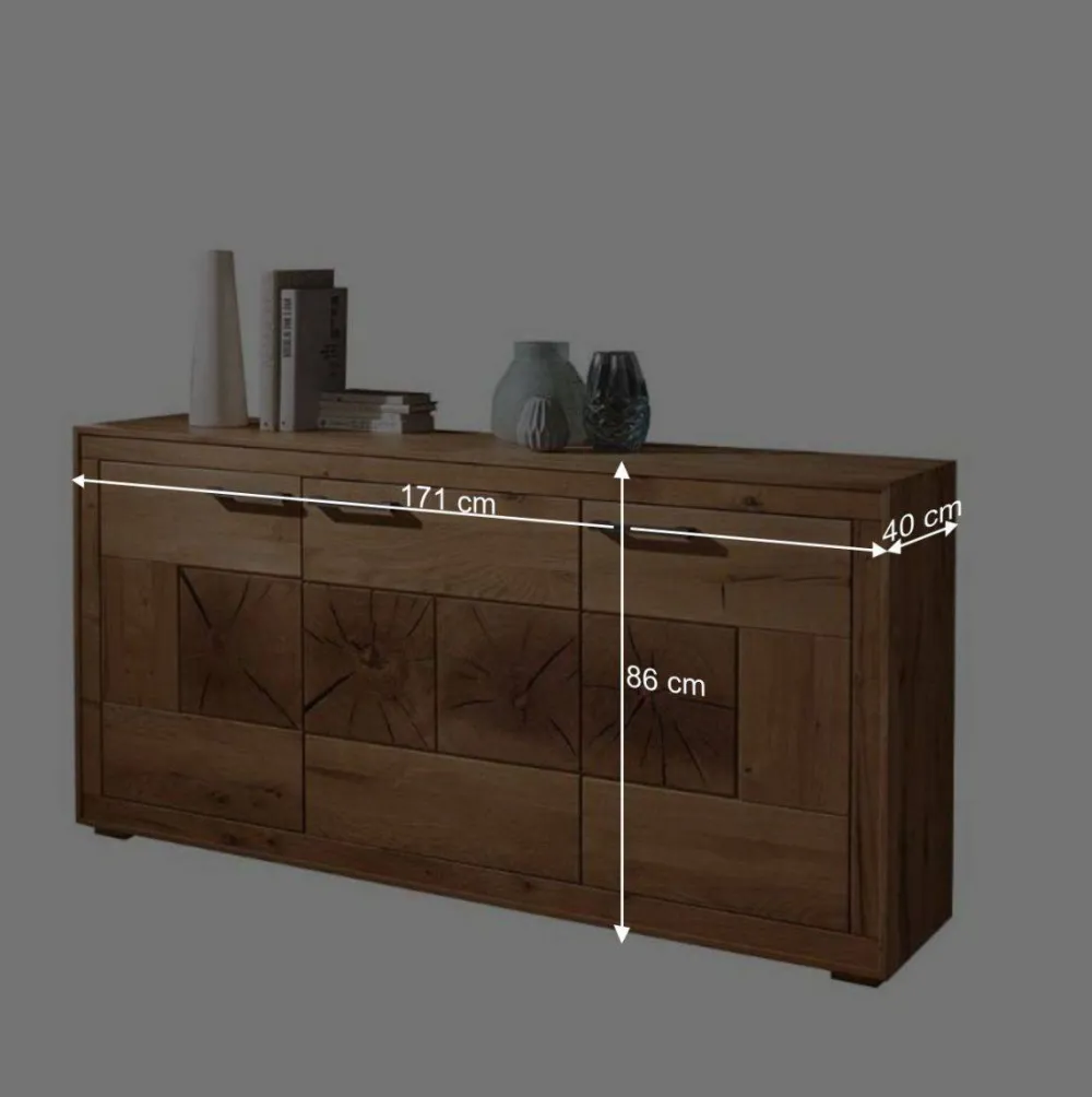 Wohnen Sideboards<Wildeiche Sideboard Troncon in 171 cm Breite