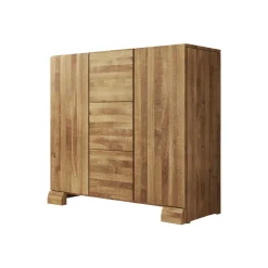 Wohnen Sideboards<Wildeiche Sideboard Vaskov massiv geölt