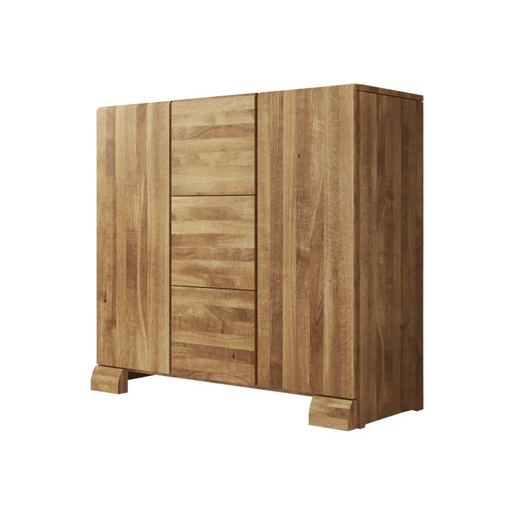 Wohnen Sideboards<Wildeiche Sideboard Vaskov massiv geölt