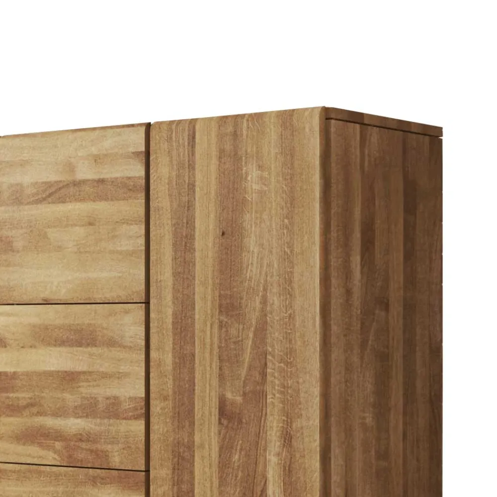 Wohnen Sideboards<Wildeiche Sideboard Vaskov massiv geölt